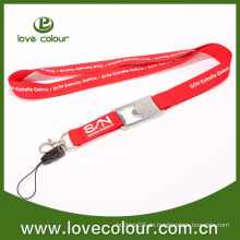 Funktion Polyester-Streifen-Lanyard mit Flaschenöffner